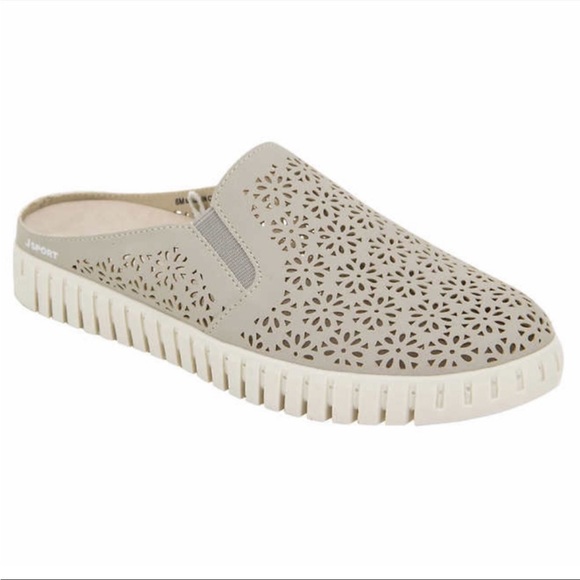 Jsport Ladies' Floral Mule, Beige - Picture 1 of 7